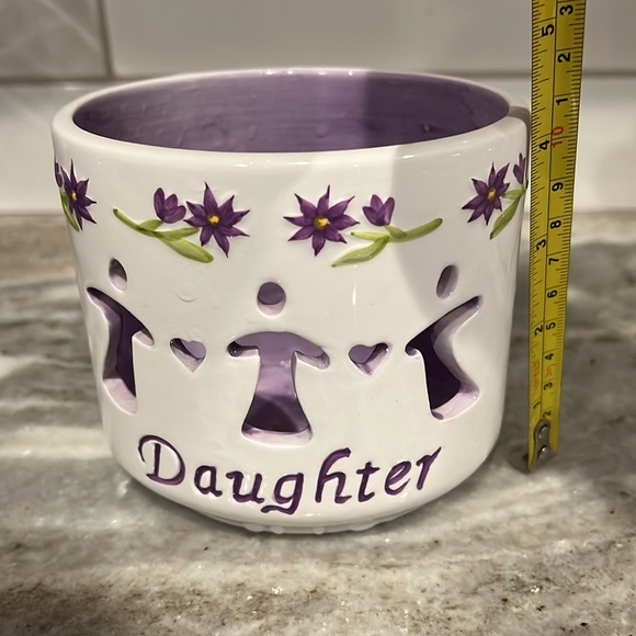 Votive/Tealight Ceramic Candle Holder - Picture 3 of 3